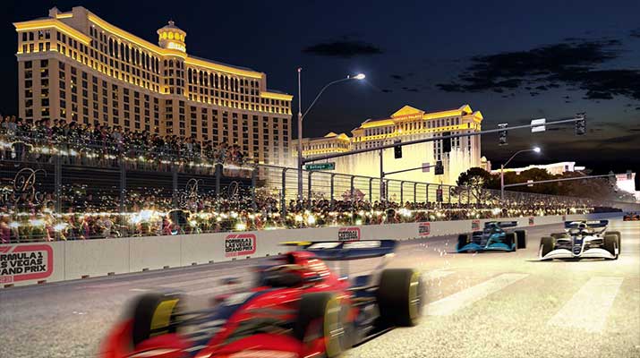 F1 Formula 1 en Las Vegas